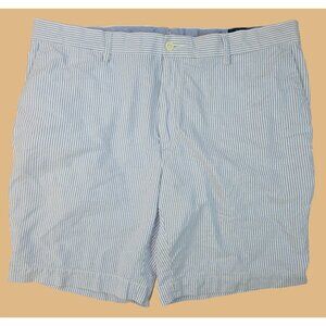 Polo Ralph Lauren Mens Classic Fit Blue Striped Shorts 38